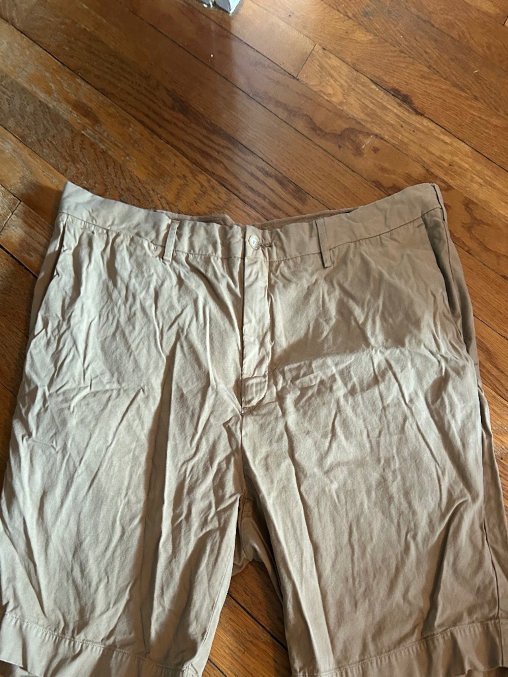 Polo Ralph Lauren Straight Fit Pima Cotton Khaki Shorts Size 42
